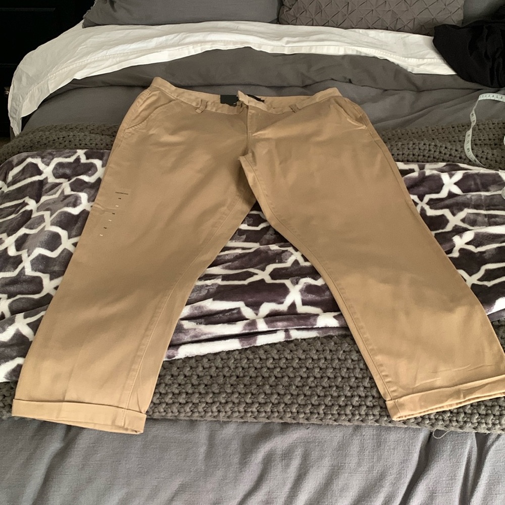 NEW with tags, Calvin Klein Tan Pants in size 14